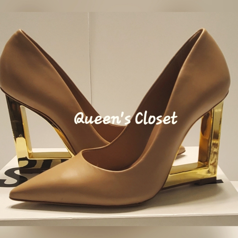 Schutz | Leather Filipa Wedge Pumps | BRAND NEW